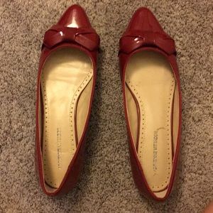 Adrienne Vittadini Ruby Red Flats